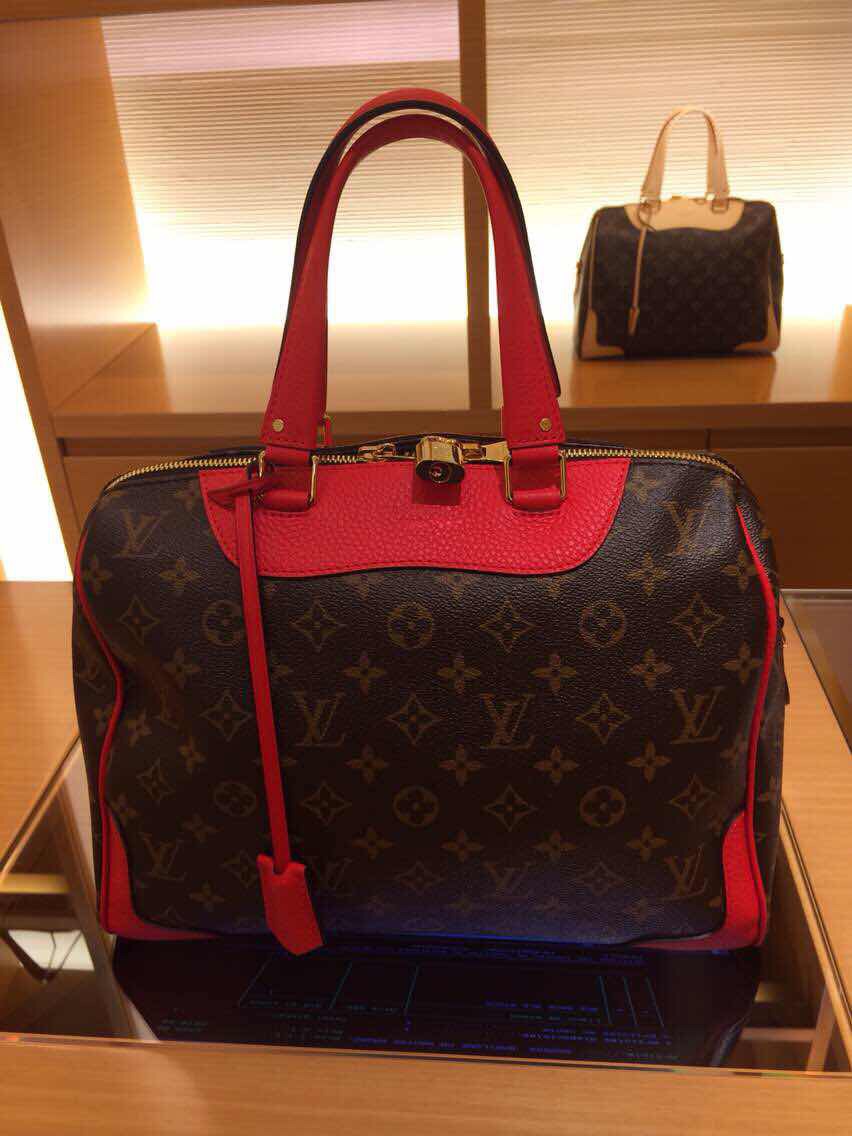 Real Louis Vuitton Retiro Bag M50046 Cherry
